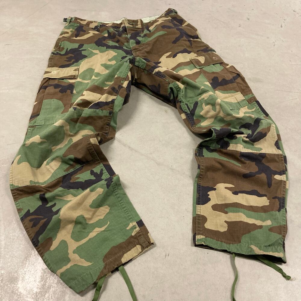 Baggy y2k camouflage Cargo Pants 33x30
